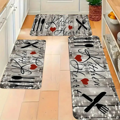 Machine Washable Kitchen & Laundry Mat - Super Soft, Comfortable & Non-Slip