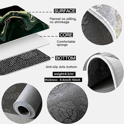 Motorcycle Display Mat - Dirt-Resistant Rug for Man Cave, Garage & Bedroom