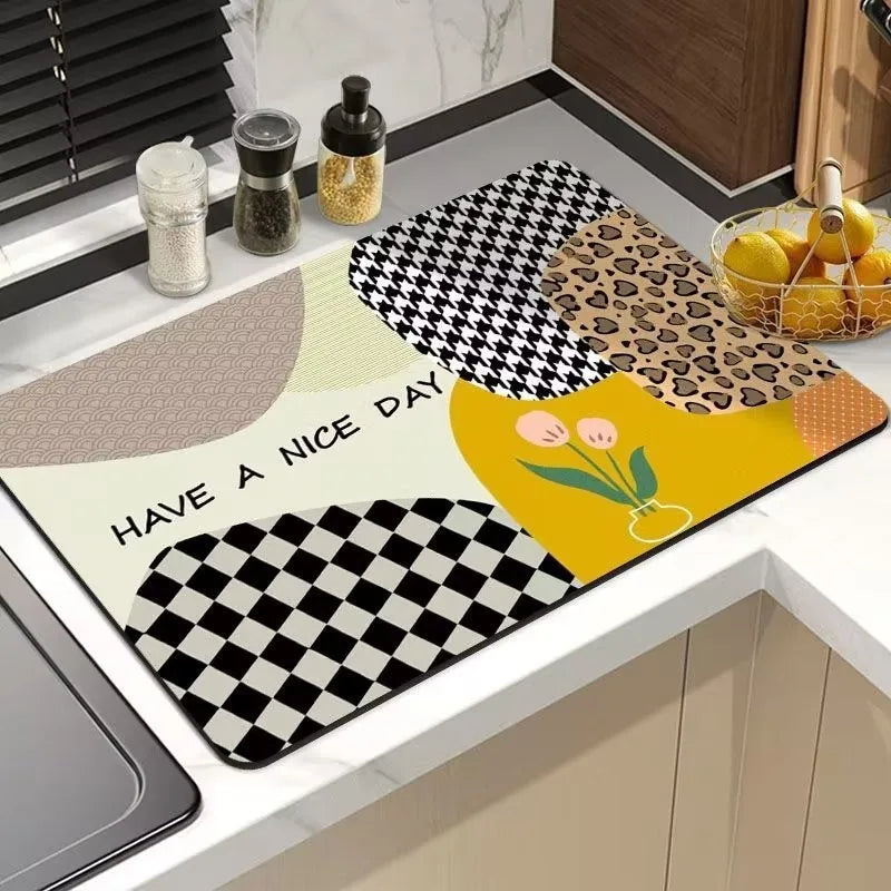Coffee Machine Mat - Heat Insulating, Absorbent & Non-Slip Sink Pad