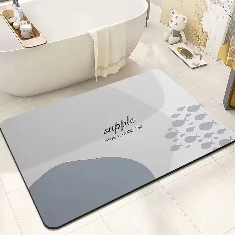 40x60cm Diatomite Mat - Water-Absorbent & Non-Slip for Bathroom & Kitchen