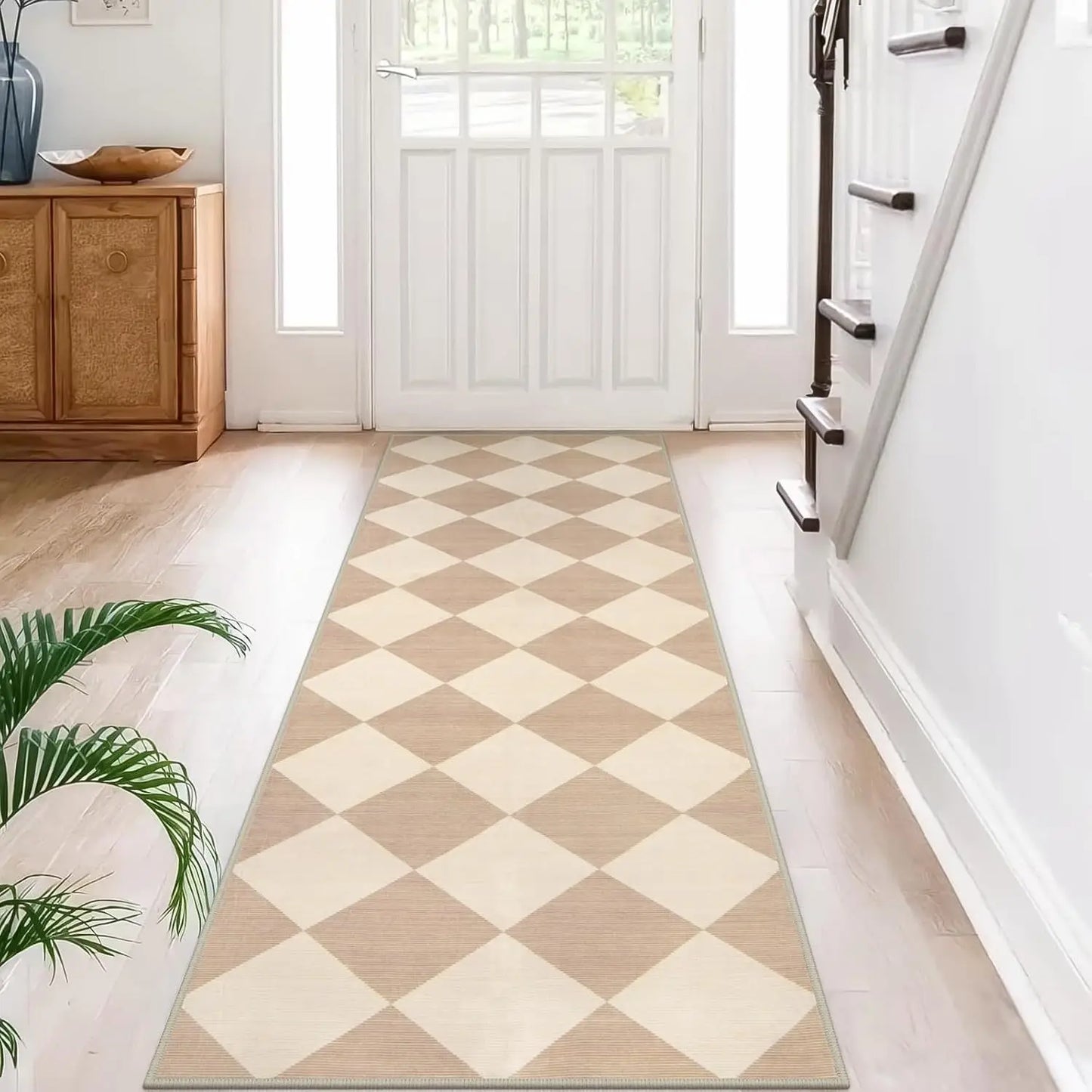 Oil-Resistant Kitchen Runner - Long, Water-Absorbent & Non-Slip Floor Mat