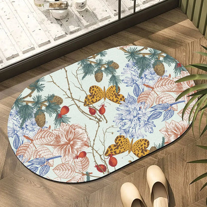Diatomite Entrance Mat - Quick-Dry & Non-Slip for Bathroom and Kitchen