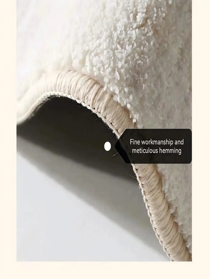 Plush Absorbent Mat - Non-Slip Faux Cashmere Rug for Bathroom & Bedroom Door