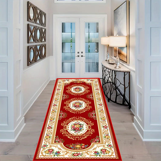 Loop Pile Runner Rug - Durable Long Carpet for Hallway, Stairs & Laundry Room