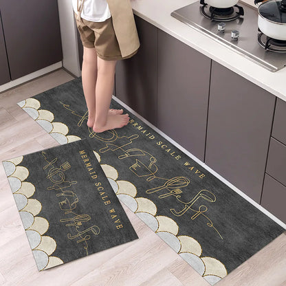 Diatomaceous Earth Kitchen Runner - Long, Absorbent & Non-Slip Floor Mat