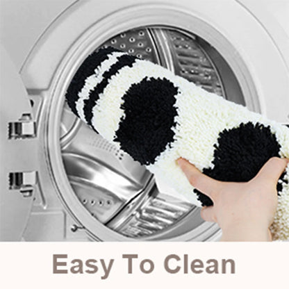 "Take It Off" Funny Bath Mat - Green Cute & Machine Washable Shower Rug