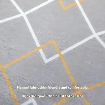 Thick Flannel Kitchen Runner Rug - Absorbent, Oil & Dirt-Resistant Non-Slip Mat