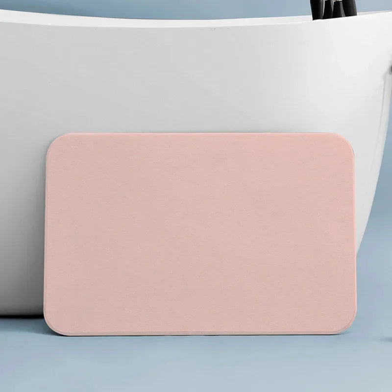 Super Absorbent Bath Mat - Quick-Drying Non-Slip Shower Rug for Bathroom & Dorm