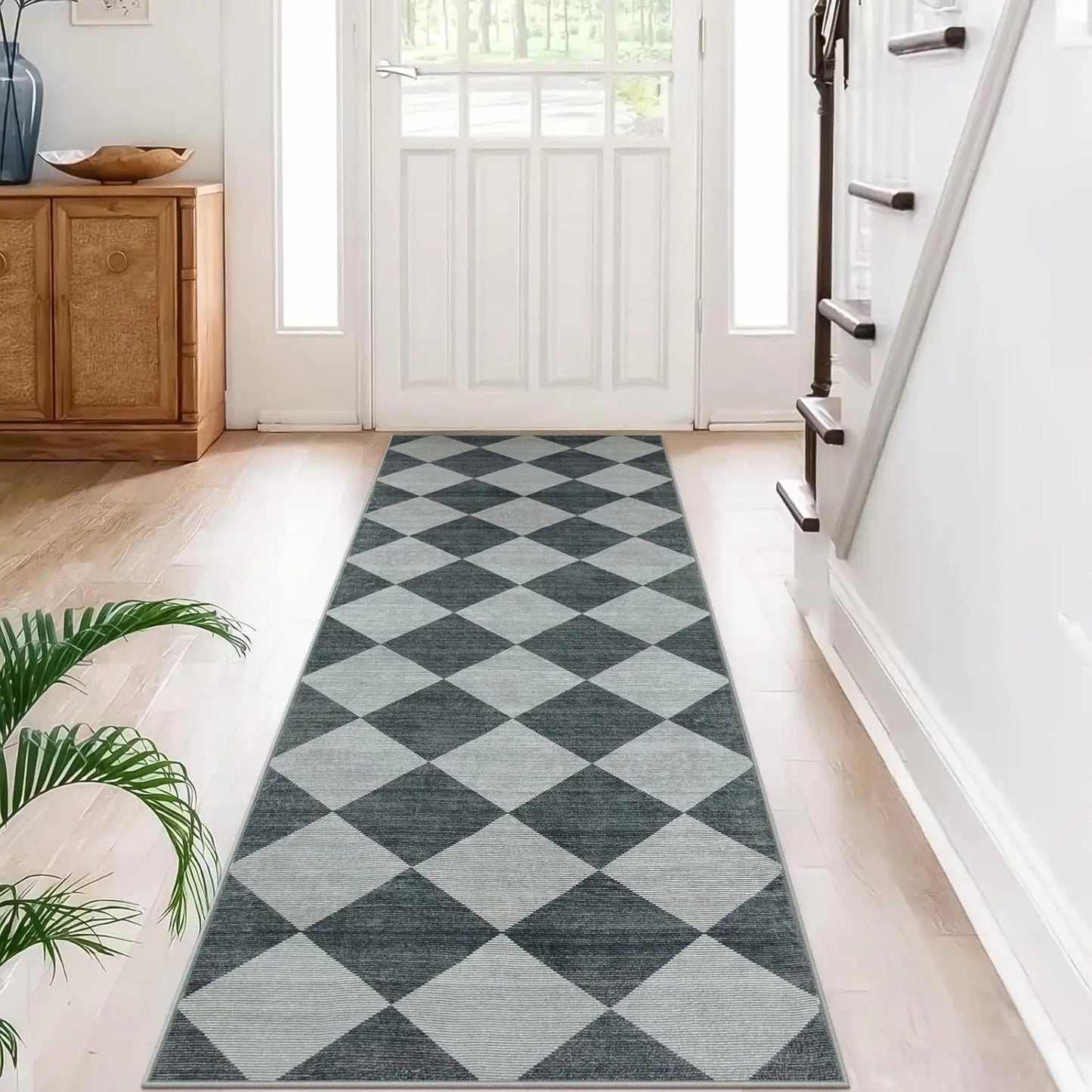 Oil-Resistant Kitchen Runner - Long, Water-Absorbent & Non-Slip Floor Mat