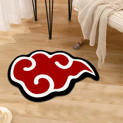 Funny Art Plush Rug - Special Shaped Faux Cashmere Carpet for Living Room