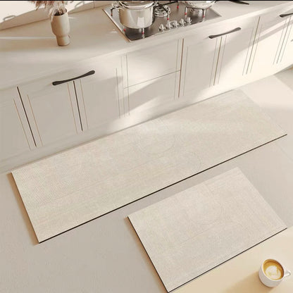 Diatomite Kitchen Mat - Oil-Resistant & Anti-Slip Floor Pad for Sink and Stove