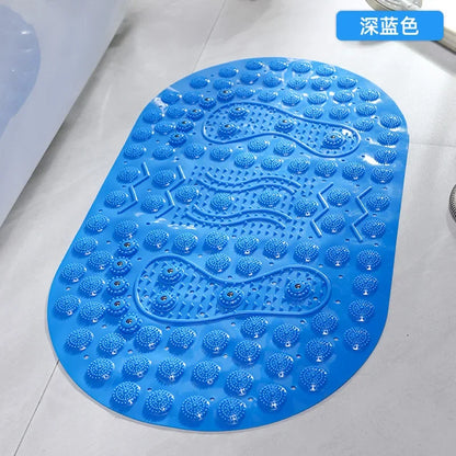 PVC Massage Bath Mat - Non-Slip & Textured Shower Floor Pad for Bathtub