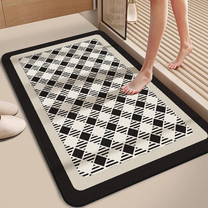 Advanced Diatomite Mat - Waterproof & Anti-Foul for Kitchen & Bathroom Entry
