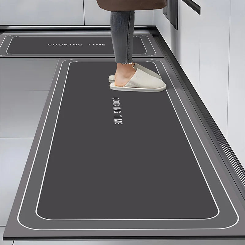 American Retro Diatomite Kitchen Runner (1 or 2-Pack) - Oil Proof & Washable