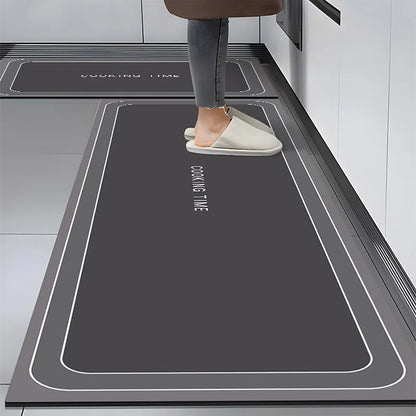 American Retro Diatomite Kitchen Runner (1 or 2-Pack) - Oil Proof & Washable