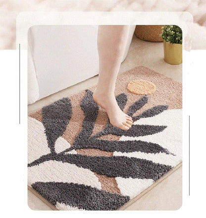 Kids Letter Bath Mat - Cute, Non-Slip & Absorbent Microfiber Rug