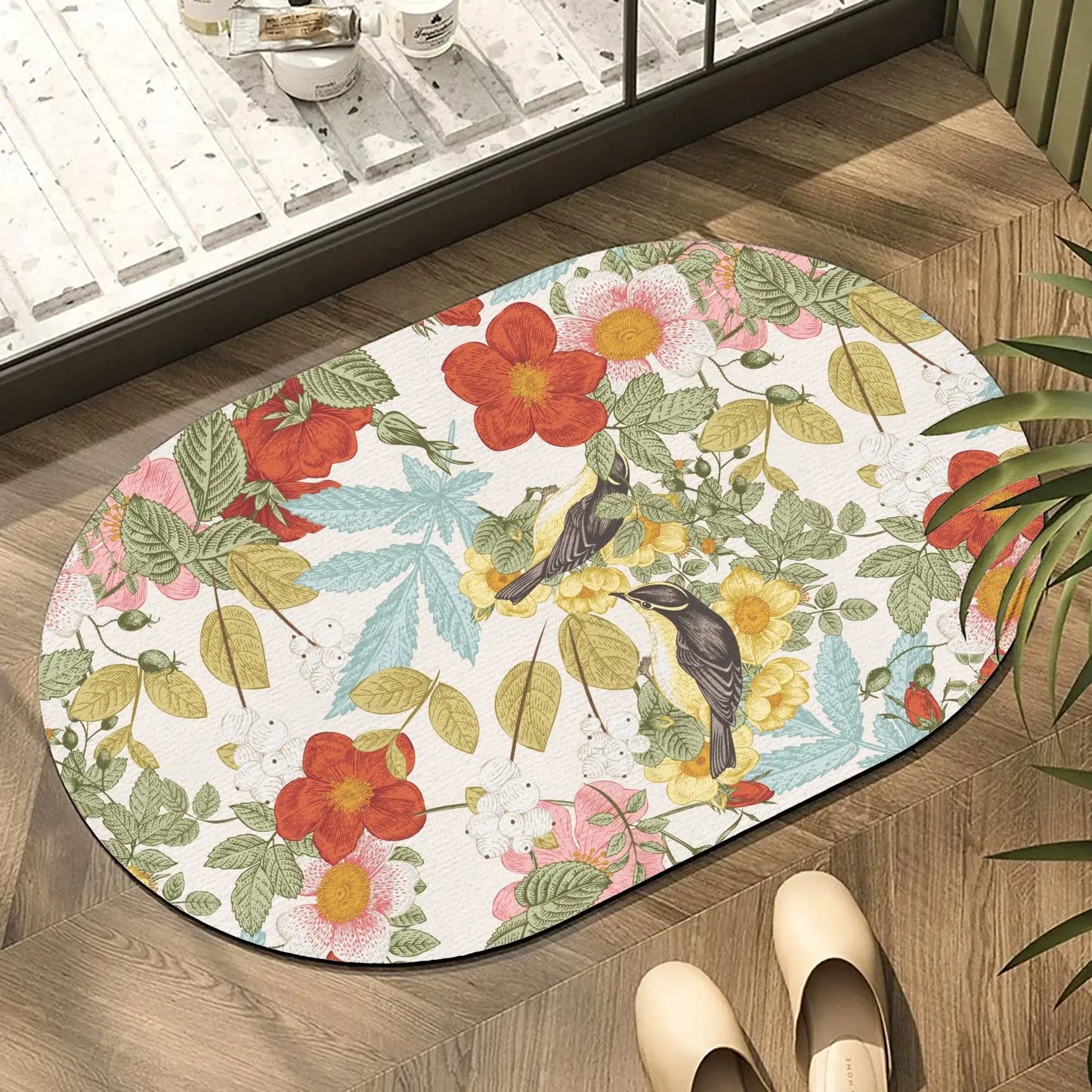 Diatomite Entrance Mat - Quick-Dry & Non-Slip for Bathroom and Kitchen