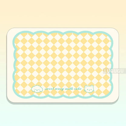 Modern Pet Feeding Mat - Water & Oil Resistant, Easy Wipe Clean Tray