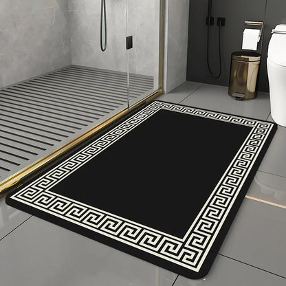Luxury Absorbent Bath Mat - Non-Slip Kitchen & Bathroom Rug, Machine Washable