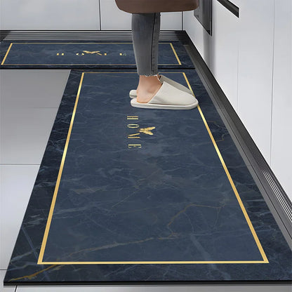 American Retro Diatomite Kitchen Runner (1 or 2-Pack) - Oil Proof & Washable