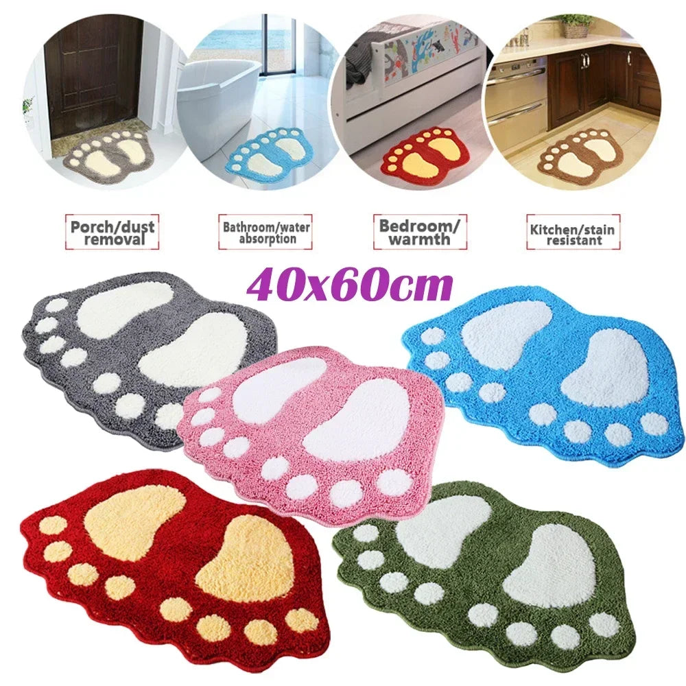 Microfiber Bath Rug - Super Absorbent & Non-Slip Bathroom Mat, Machine Washable