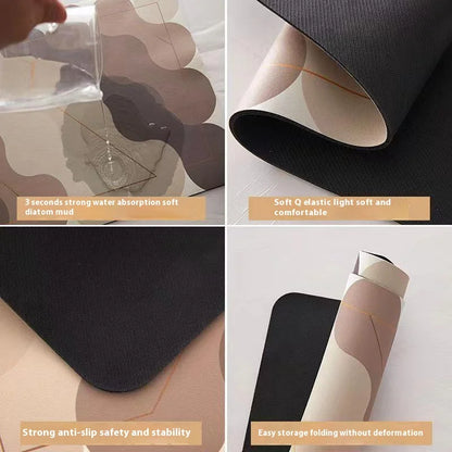 Fruit Diatomite Doormat - Quick-Dry, Absorbent & Non-Slip Entryway Floor Mat