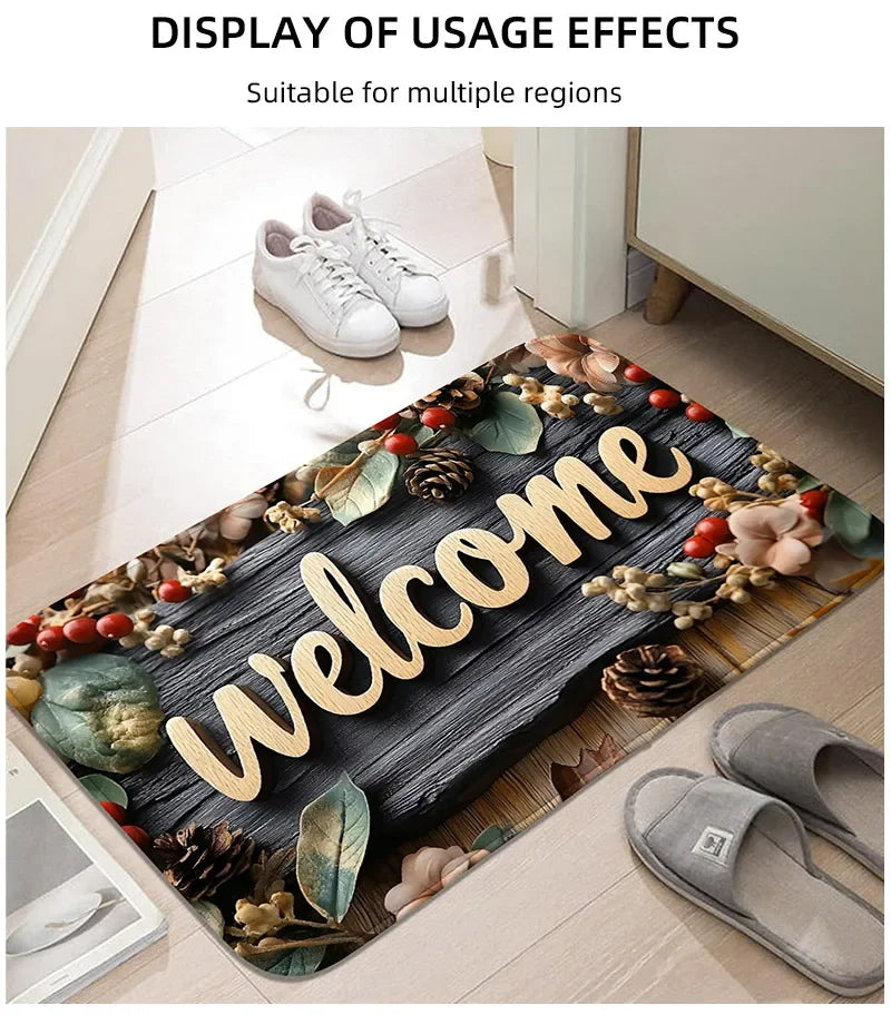 Machine Washable Kitchen & Bath Mat - Super Soft, Absorbent & Non-Slip Rug
