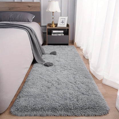 Ultra-Soft Plush Rug - Machine Washable & Durable for Living Room & Bedroom