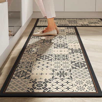American Retro Kitchen Mat - Oil Proof Diatomite, Absorbent & Non-Slip