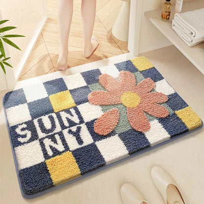 Cute Cartoon Bath Mat - Waterproof & Non-Slip Rug for Bathroom and Toilet