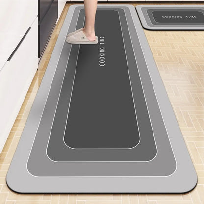 Oil-Resistant Kitchen Mat - Absorbent, Non-Slip & Waterproof Floor Pad for Sink