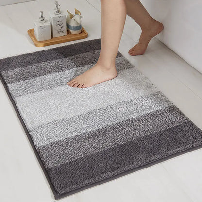Plush Absorbent Bath Mat - Non-Slip Faux Cashmere Rug for Easy Cleaning