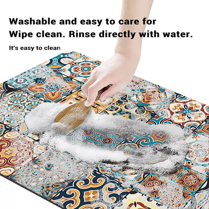 Super Absorbent Kitchen Runner - Waterproof & Washable Long Floor Mat