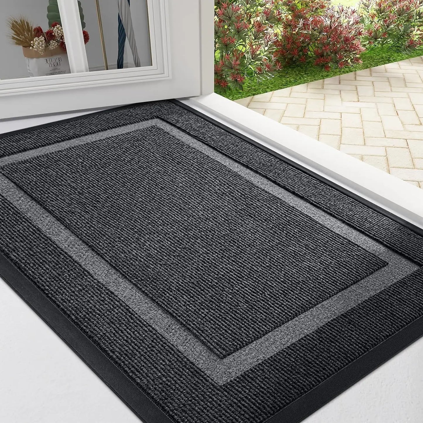 Low-Profile Doormat - High Quality Non-Slip Indoor/Outdoor Welcome Mat