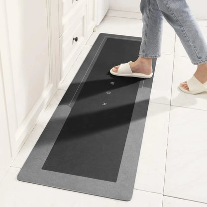 Modern Diatomite Kitchen Mat - Oil Resistant, Non-Slip & Easy to Clean