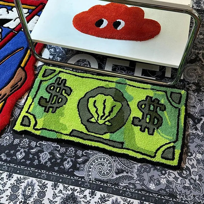 Vintage Area Rug - Slip-Resistant & Durable Carpet for Living Room and Bedroom