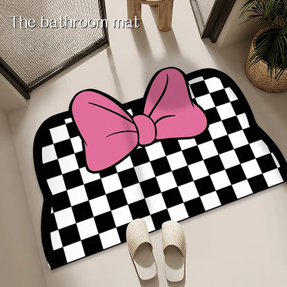 Cat Shaped Diatomite Bath Mat - Soft, Quick-Dry & Non-Slip Foot Pad