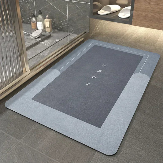 Premium Absorbent Floor Mat - Quick-Dry, Non-Slip & Easy Clean for Bathroom, Kitchen, Doorway