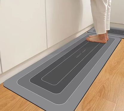 Oil-Resistant Kitchen Mat - Absorbent, Non-Slip & Waterproof Floor Pad for Sink
