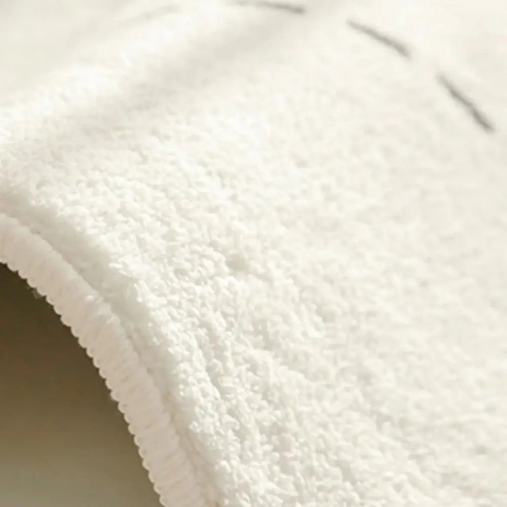 Water-Resistant Bath Mat - Plush Faux Cashmere & Non-Slip Bathroom Rug