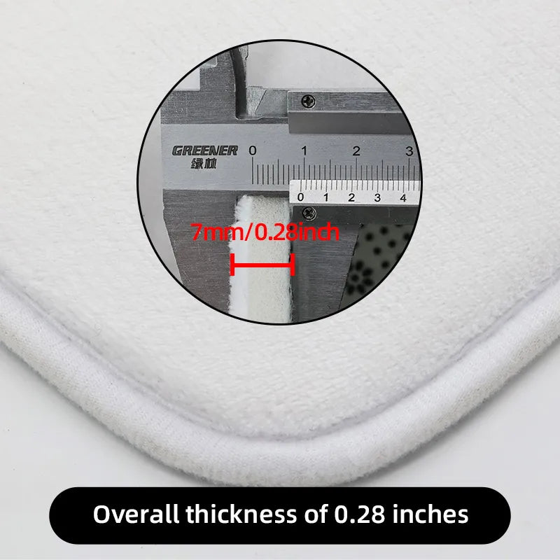 Underwater Fish Bath Mat - Absorbent & Non-Slip Shower Floor Rug for Modern Bathrooms