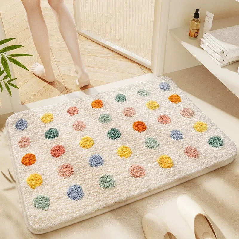 Cute Cartoon Bath Mat - Waterproof & Non-Slip Rug for Bathroom and Toilet