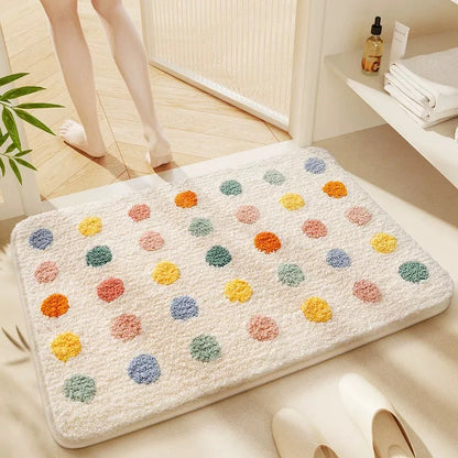 Cute Cartoon Bath Mat - Waterproof & Non-Slip Rug for Bathroom and Toilet