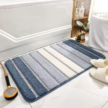 Faux Cashmere Bath Mat - Ultra Soft, Absorbent & Dirt-Resistant Bathroom Rug