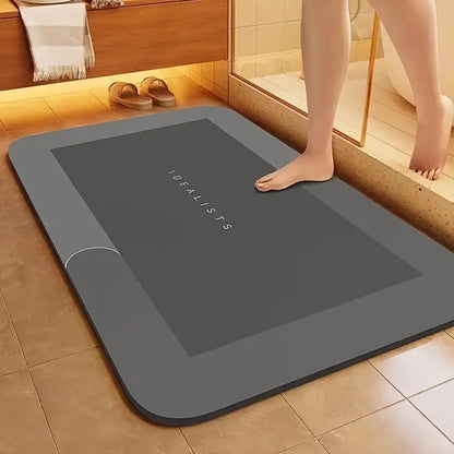 Super absorbent bathroom floor mat non-slip quick-drying toilet floor mat quick-drying non-slip mat