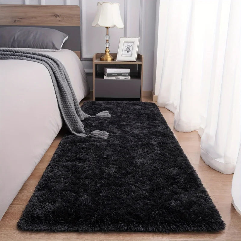 Ultra-Soft Plush Rug - Machine Washable & Durable for Living Room & Bedroom