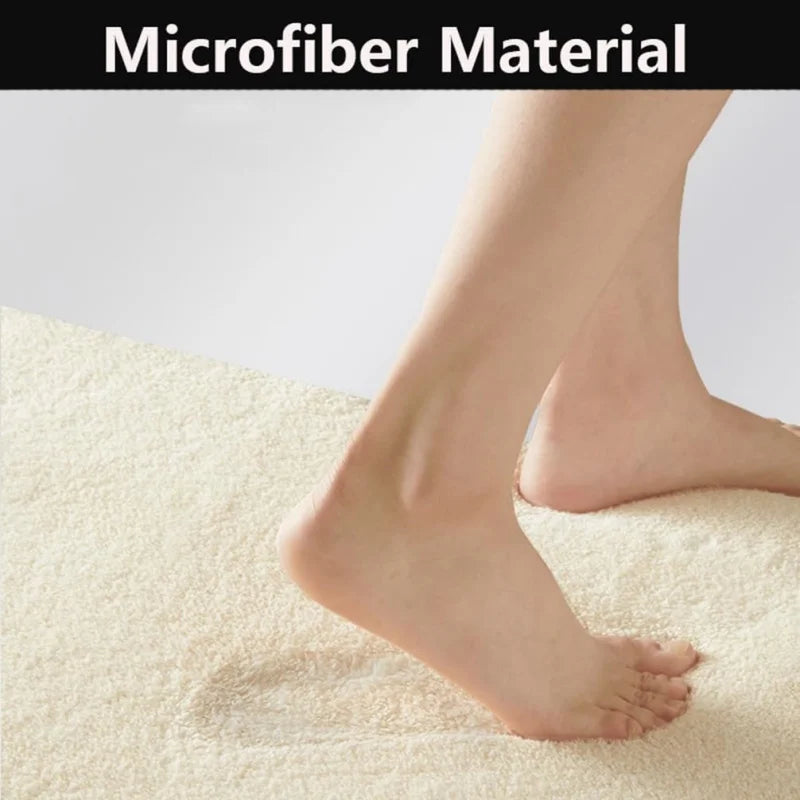 Minimalist Long Bath Mat - Super Absorbent, Non-Slip & Stain-Resistant Rug
