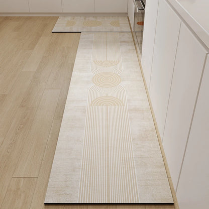 Oil-Proof Diatomite Kitchen Mat - Waterproof, Absorbent & Non-Slip Floor Pad