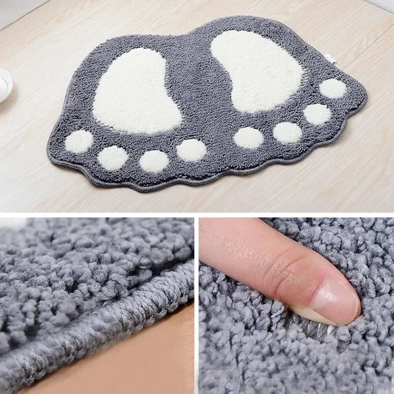Microfiber Bath Rug - Super Absorbent & Non-Slip Bathroom Mat, Machine Washable
