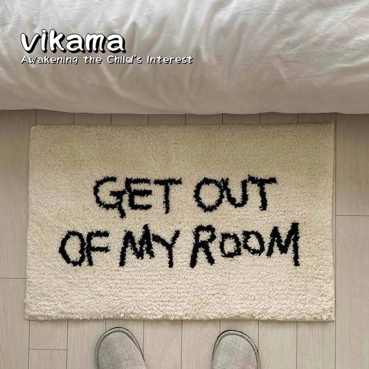 Faux Cashmere Bedside Rug - Ultra Soft & Absorbent Floor Mat for Bedroom or Bathroom